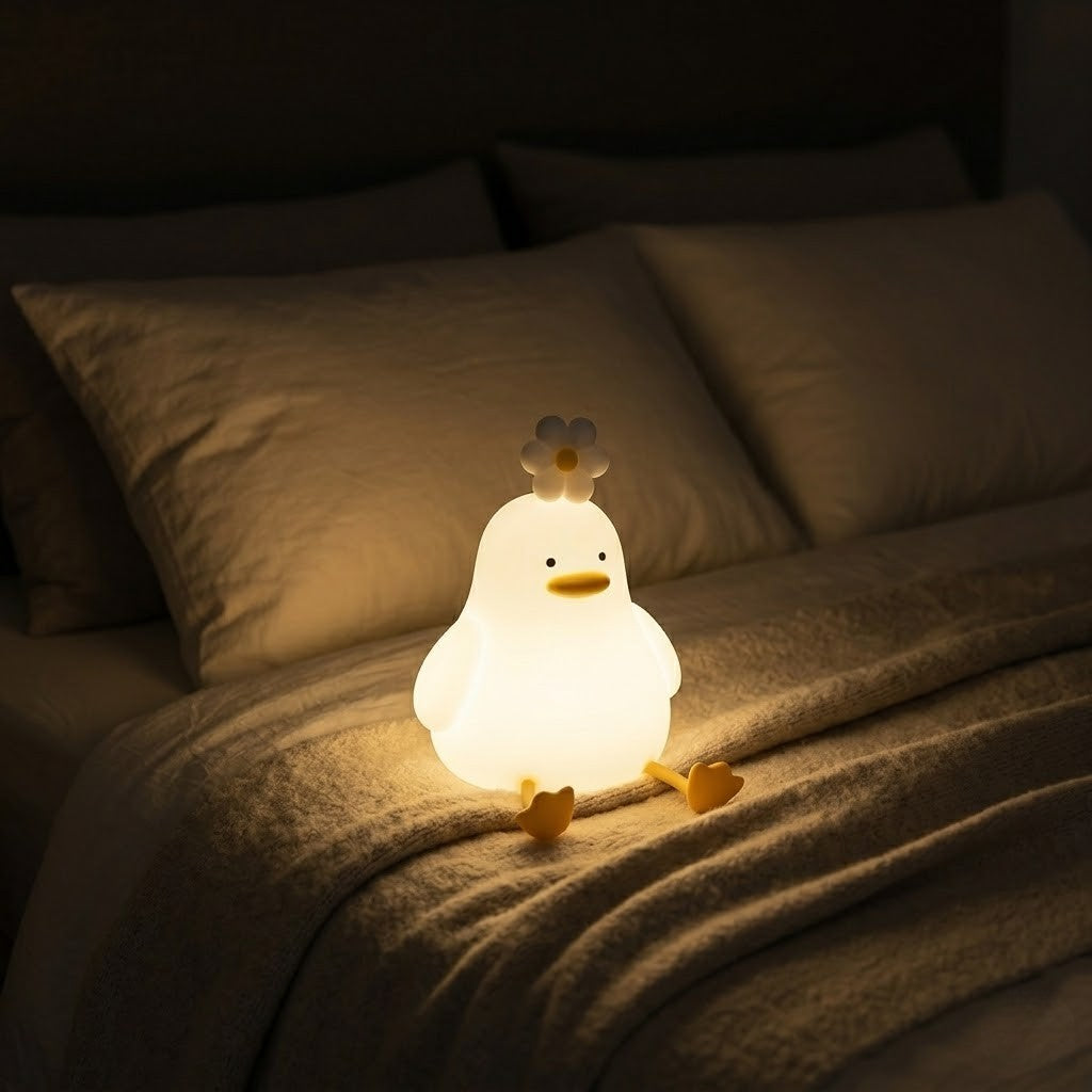 Veilleuse enfant canard mignon