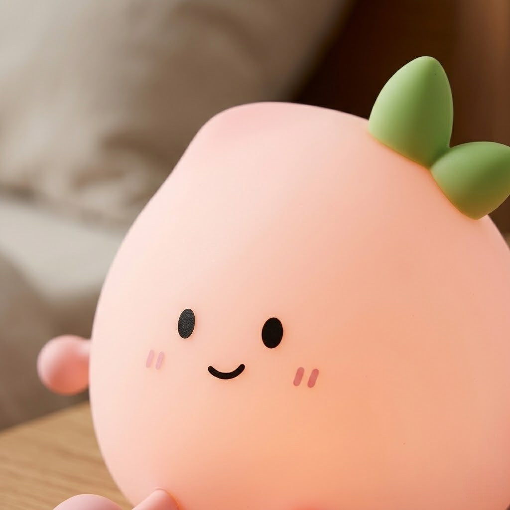 Veilleuse enfant pêche mignonne