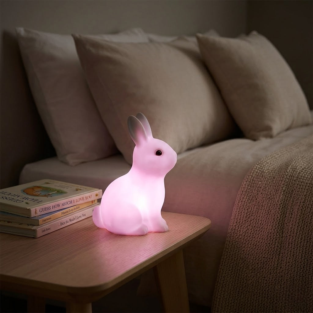 Veilleuse lapin assis
