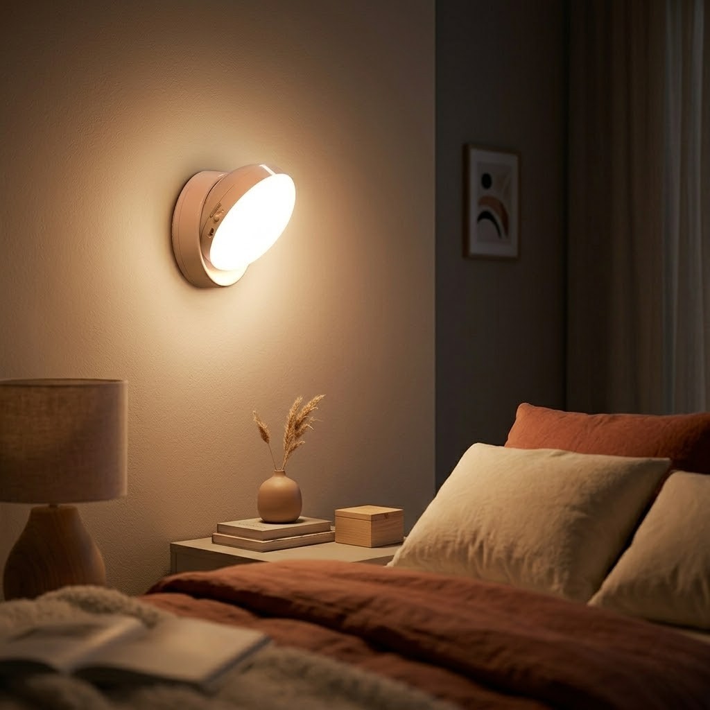 Veilleuse murale inclinable