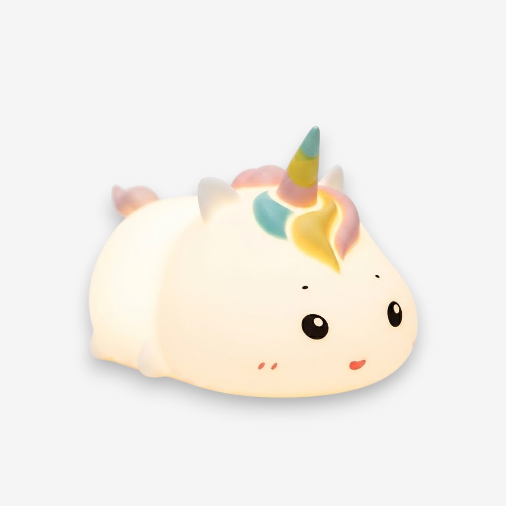 Veilleuse licorne blanche