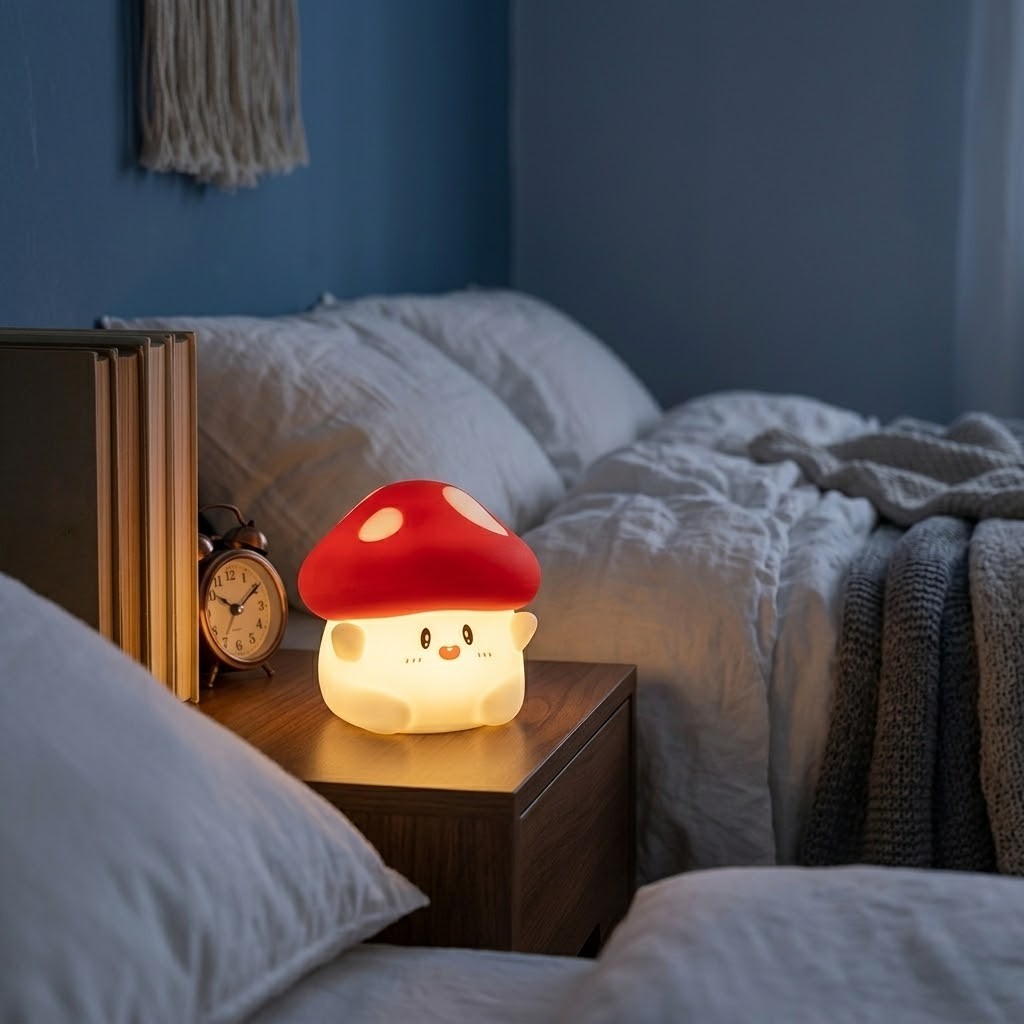 Veilleuse champignon joyeux
