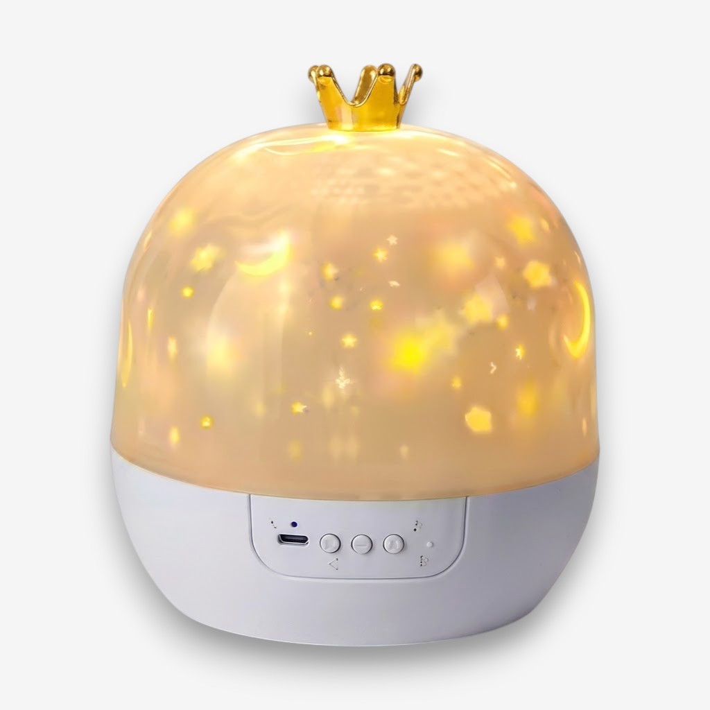 Veilleuse projection tournante