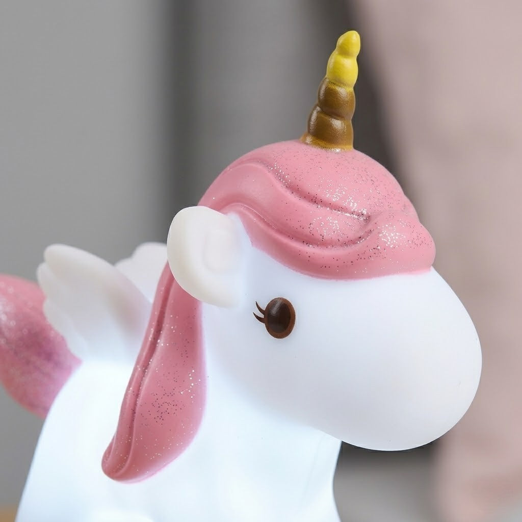 Veilleuse licorne rose