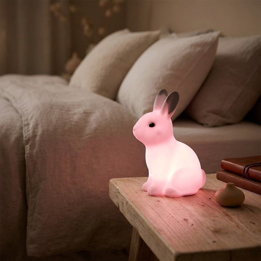 Veilleuse lapin assis