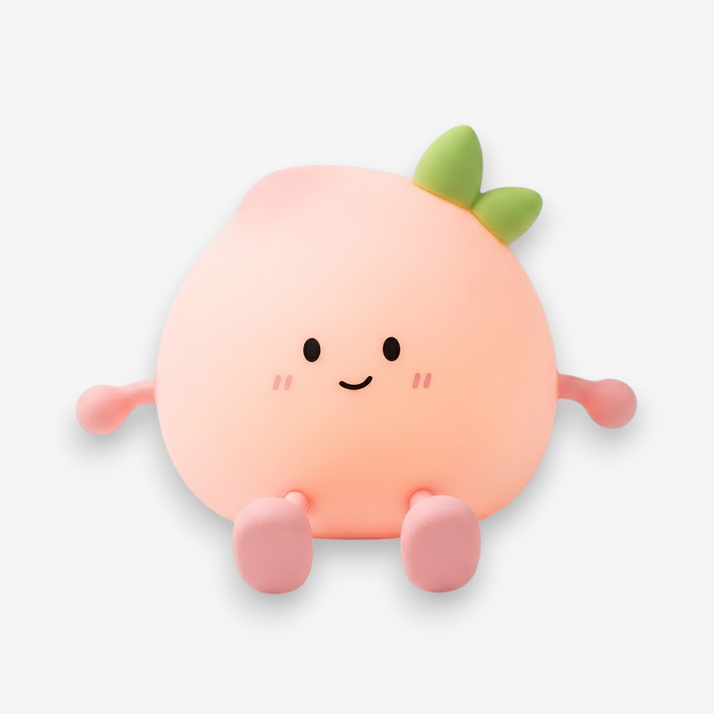 Veilleuse enfant pêche mignonne