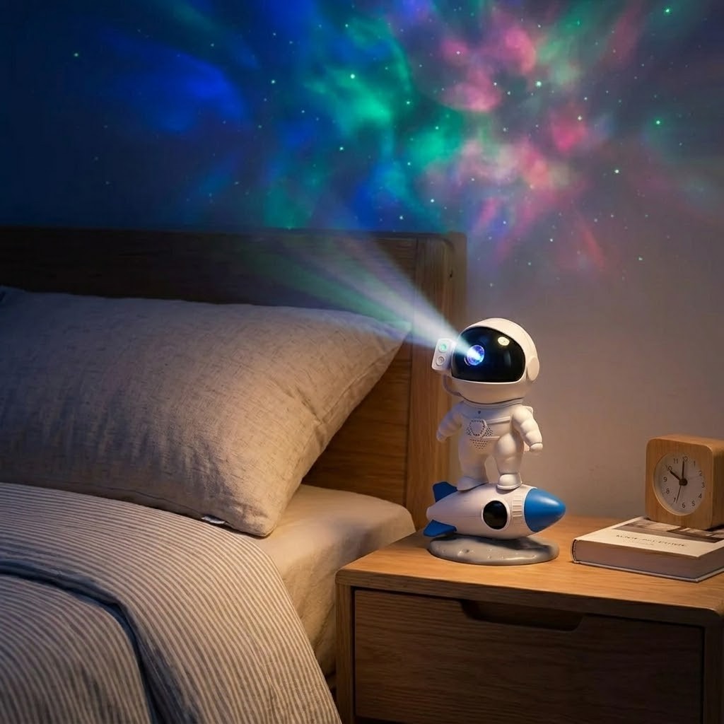 Veilleuse astronaute rocket