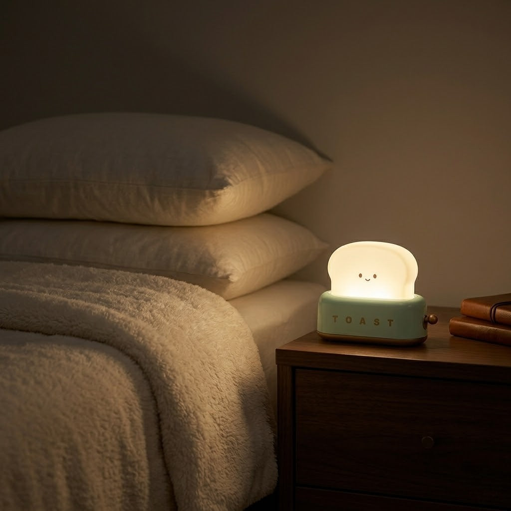 Veilleuse enfant toast mignon