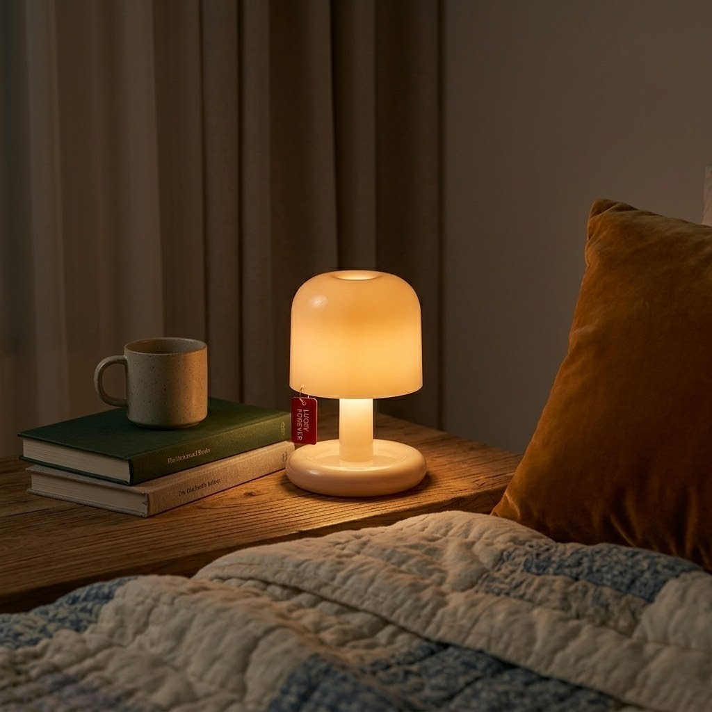 Veilleuse champignon design cosy