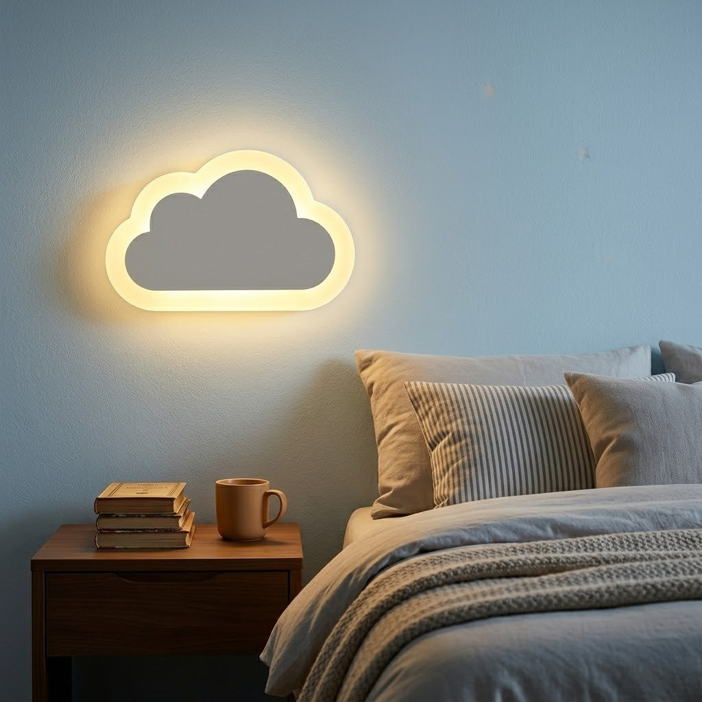 Veilleuse murale nuage design