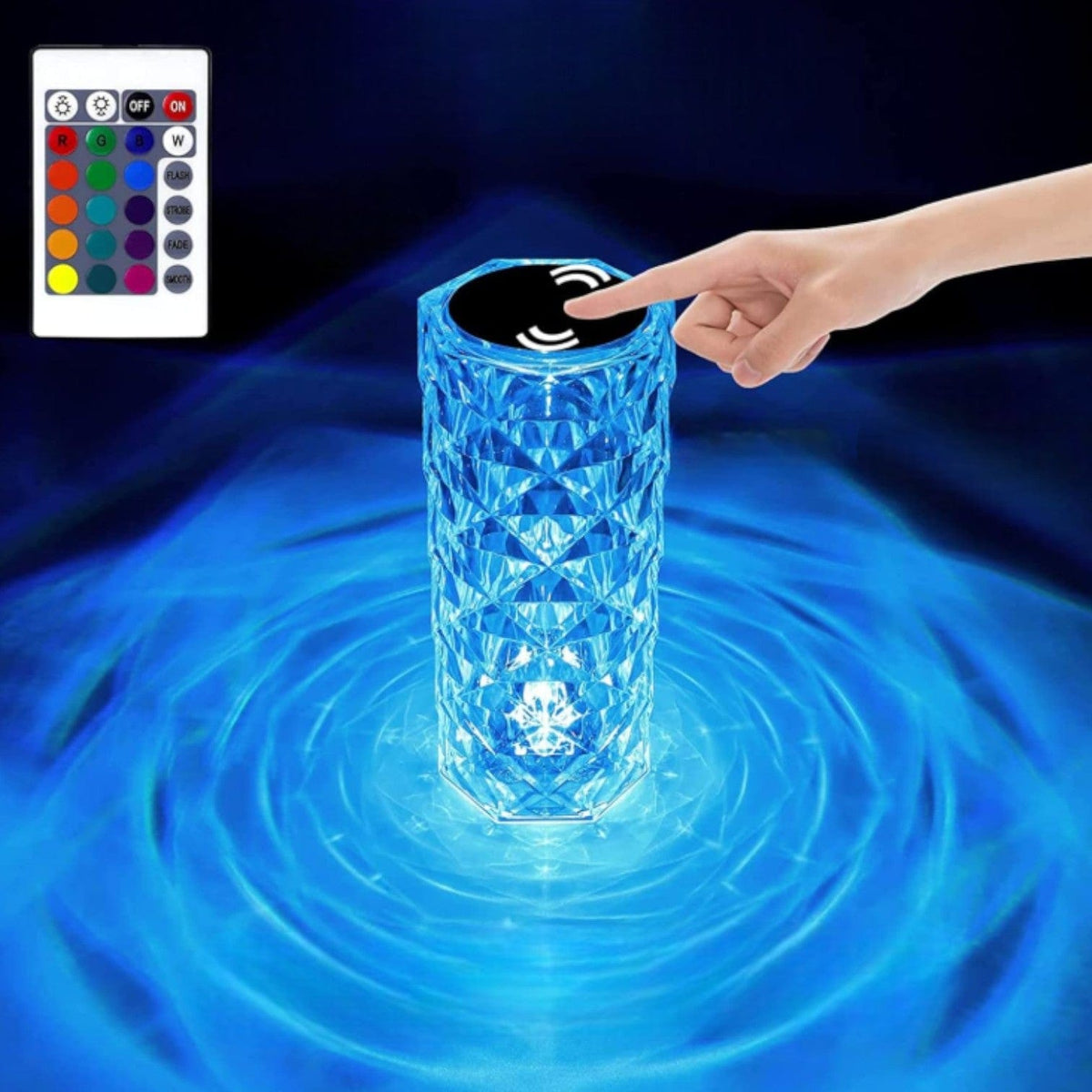 Veilleuse projection effet crystal