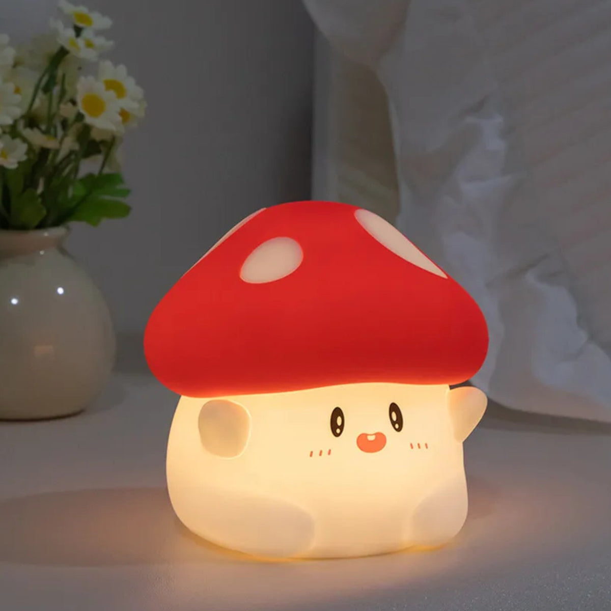 Veilleuse champignon joyeux