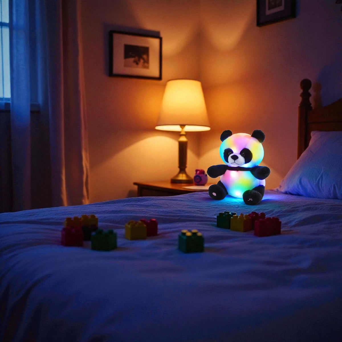 Veilleuse peluche panda