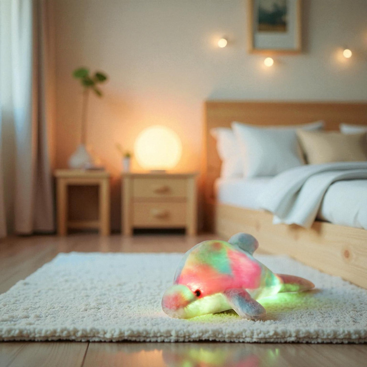 Veilleuse dauphin peluche