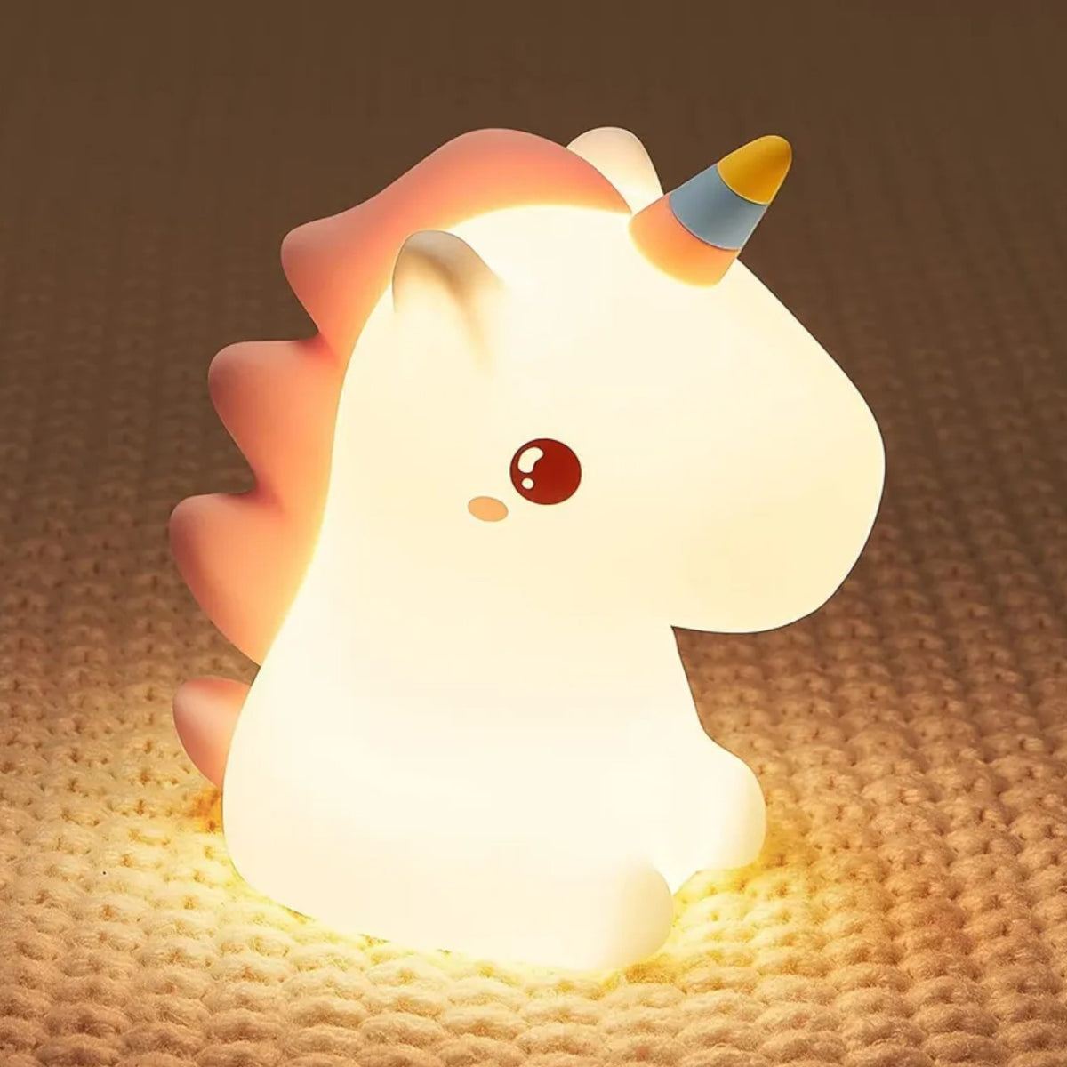 Veilleuse licorne multicolore