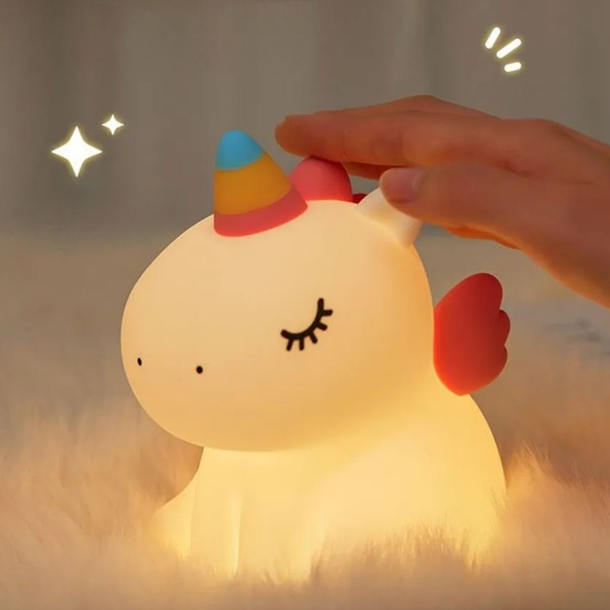 Mini veilleuse licorne