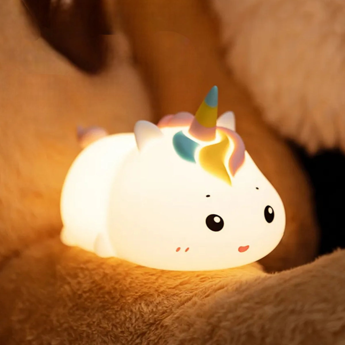 Veilleuse licorne blanche