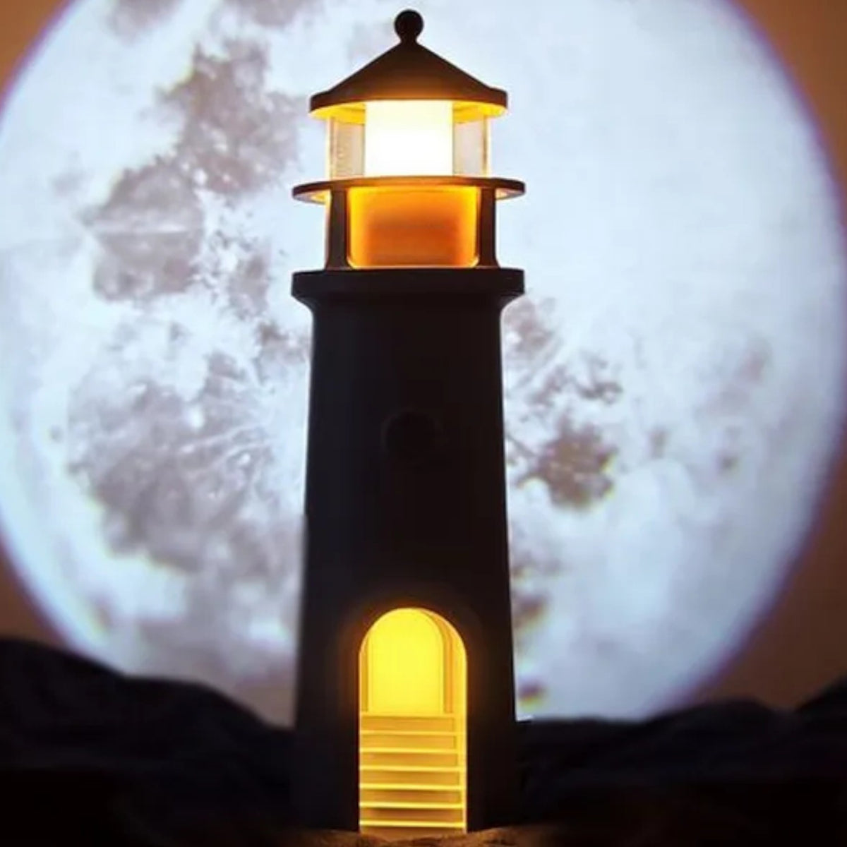 Veilleuse design projection lune