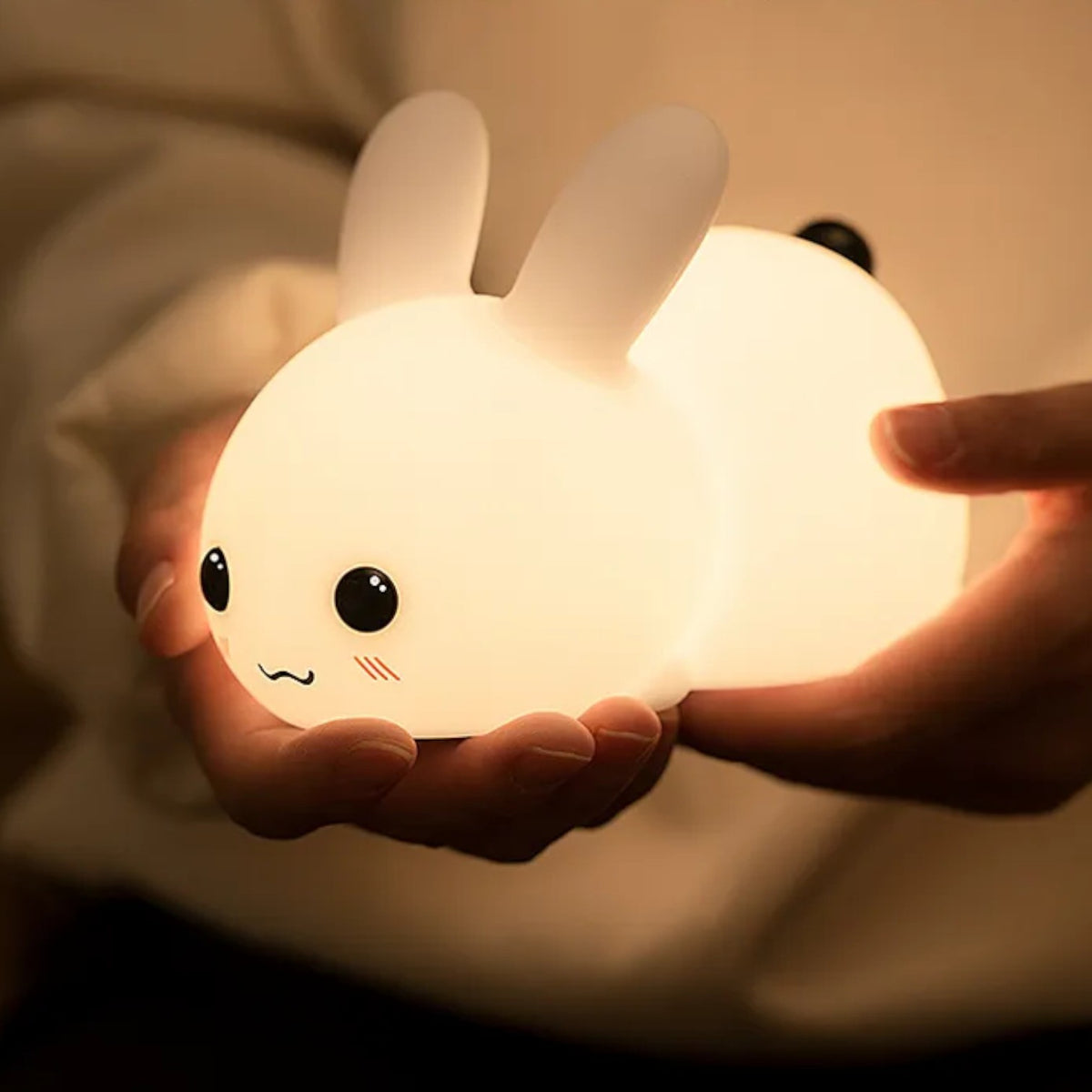 Veilleuse lapin nuit enchantée