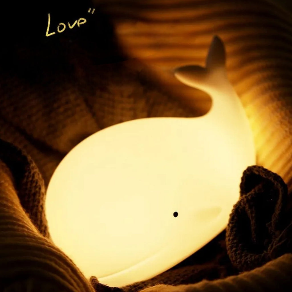 Veilleuse bébé baleine