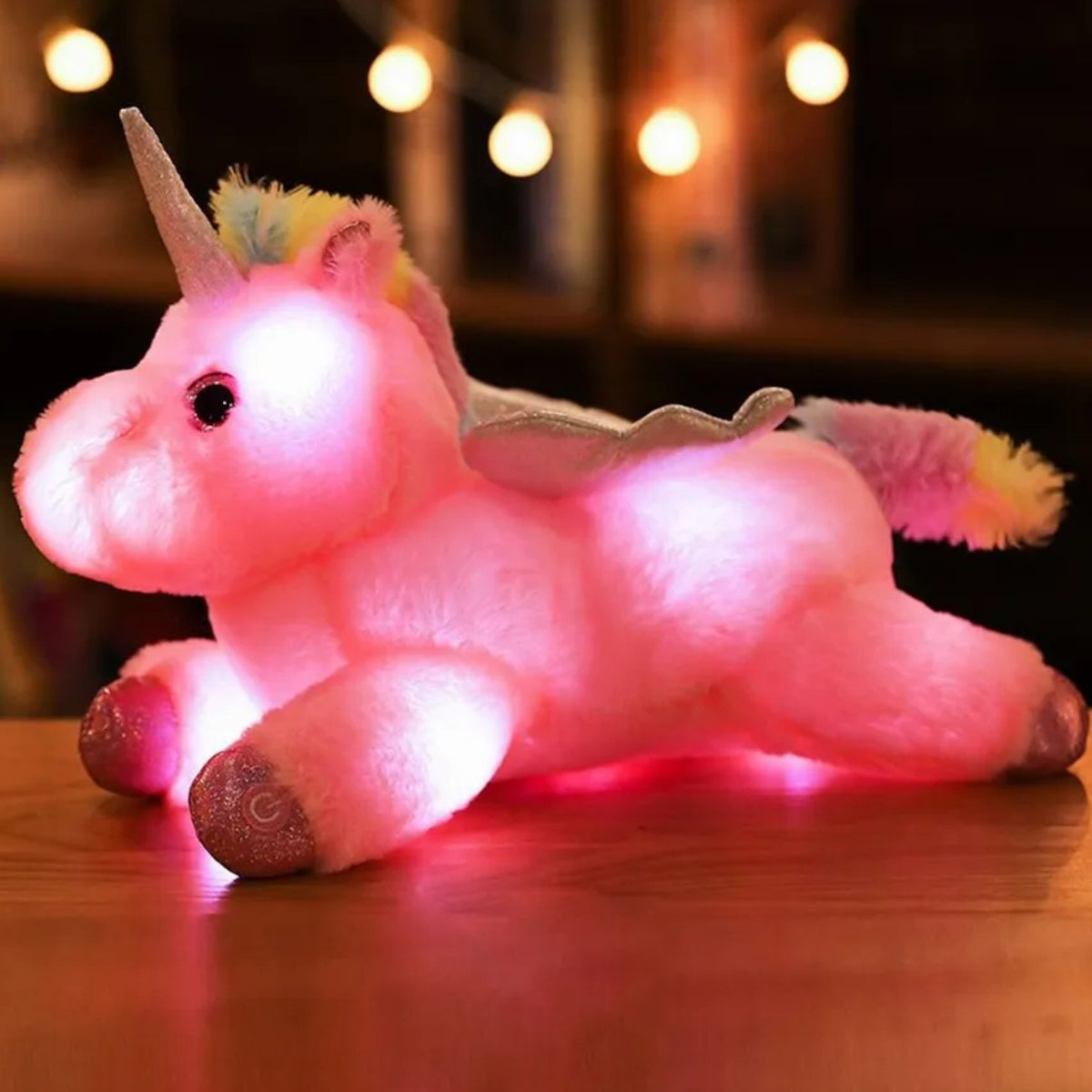 Veilleuse licorne peluche féerique
