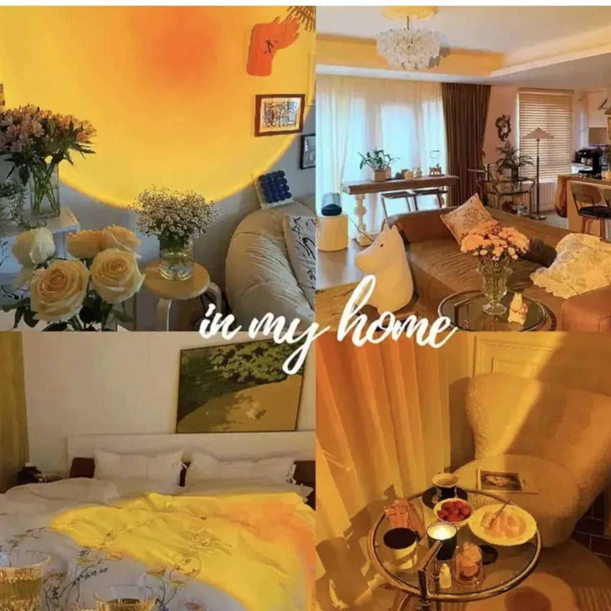 Veilleuse projection coucher de soleil