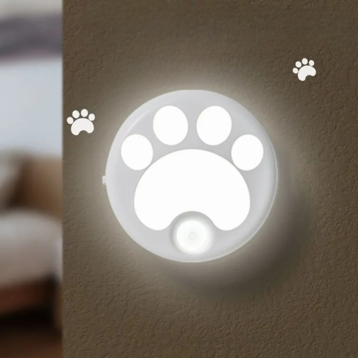 Veilleuse murale patte d'ours
