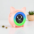 Veilleuse réveil enfant chat lumineux
