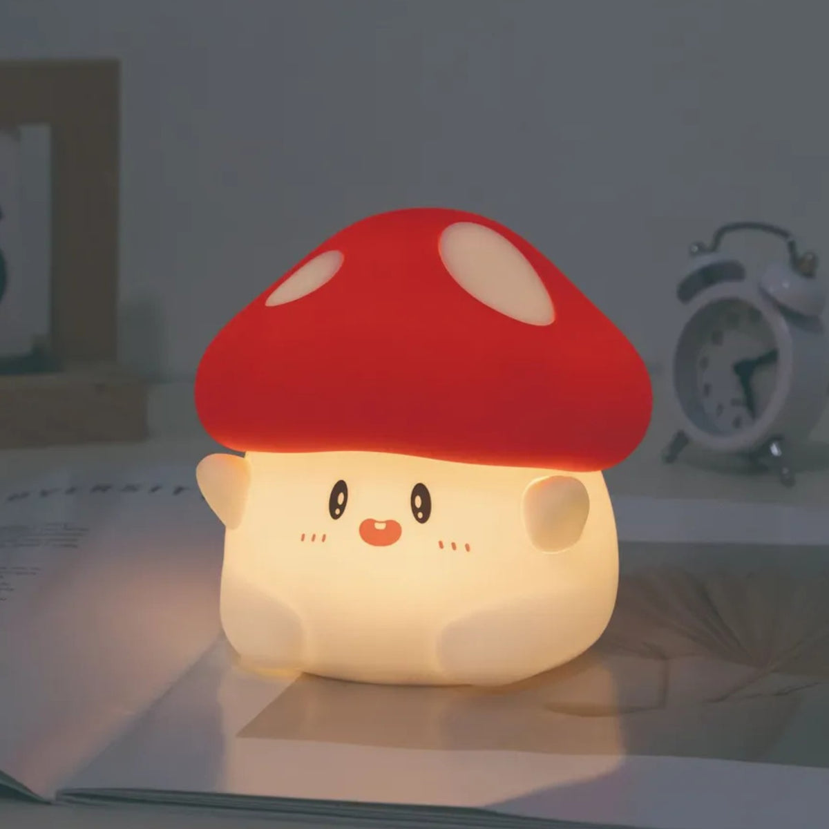Veilleuse champignon joyeux