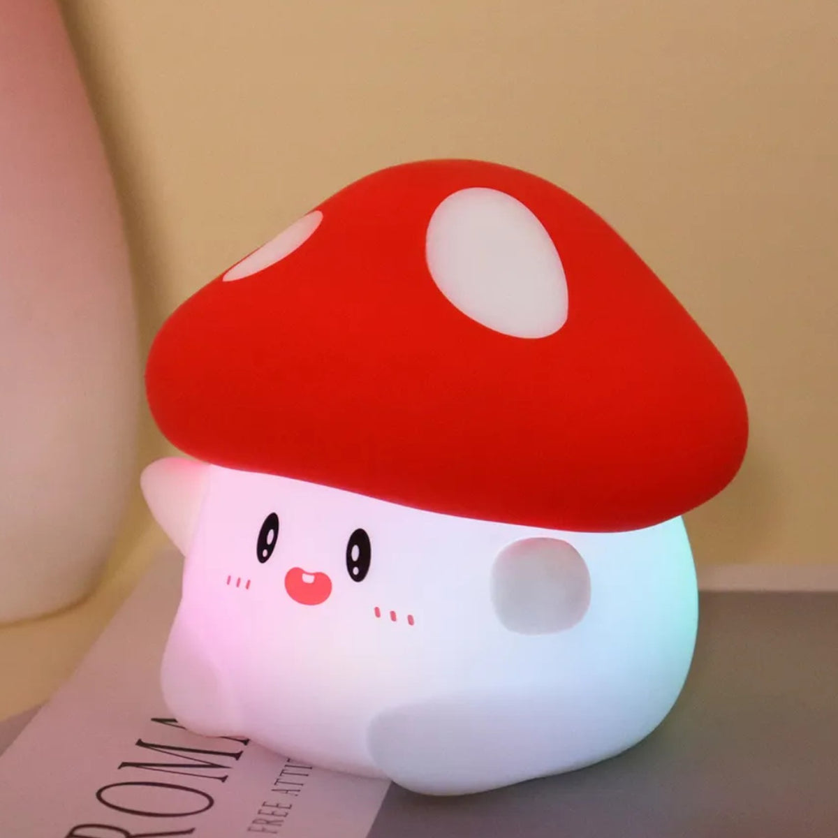 Veilleuse champignon joyeux