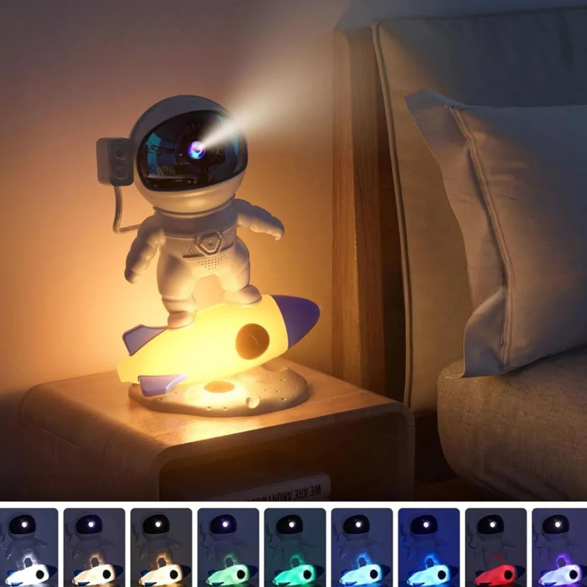 Veilleuse astronaute rocket