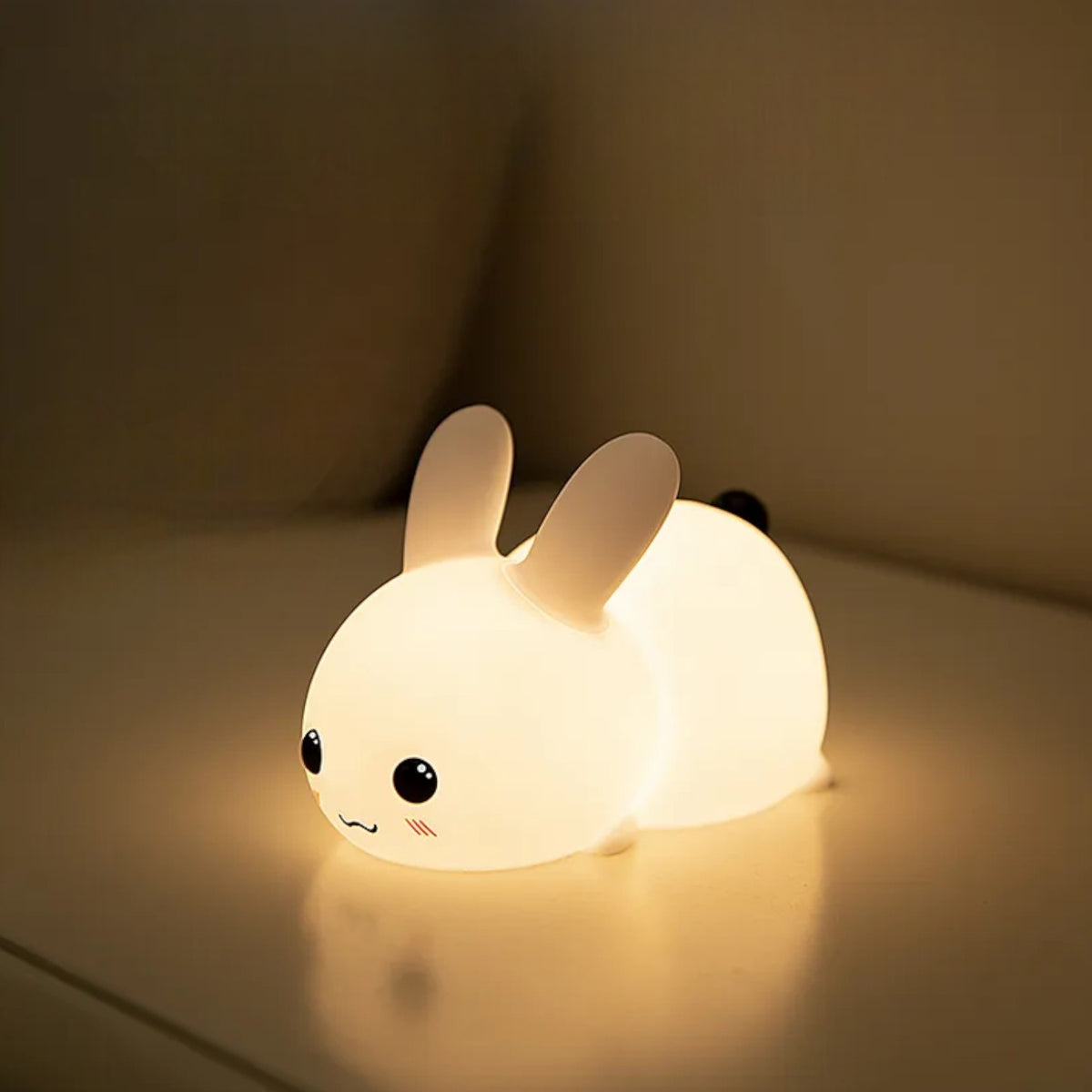 Veilleuse lapin nuit enchantée