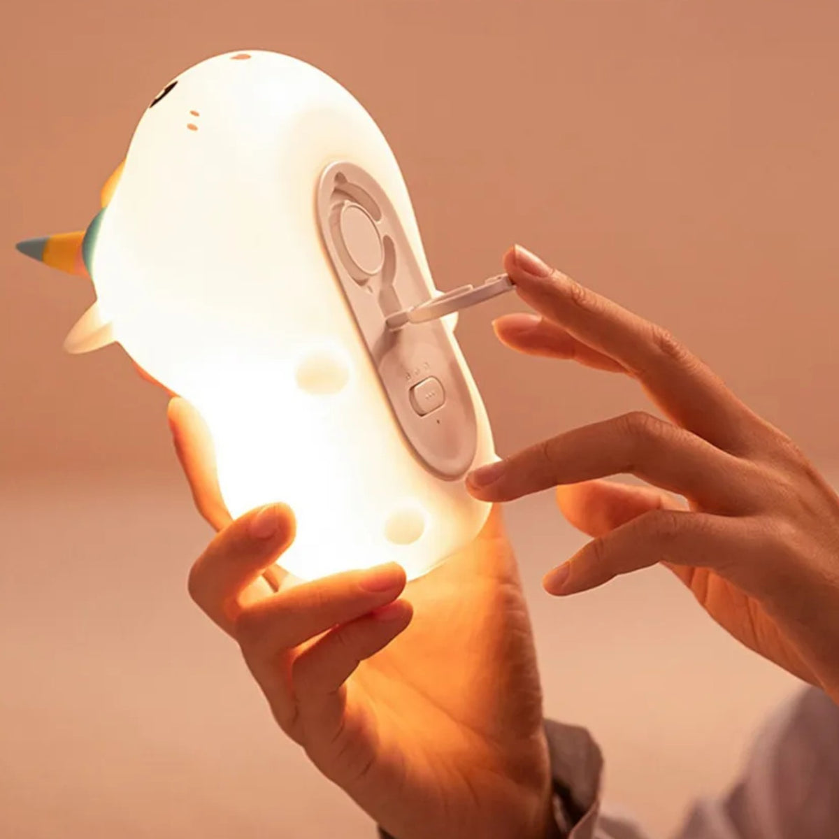 Veilleuse licorne blanche