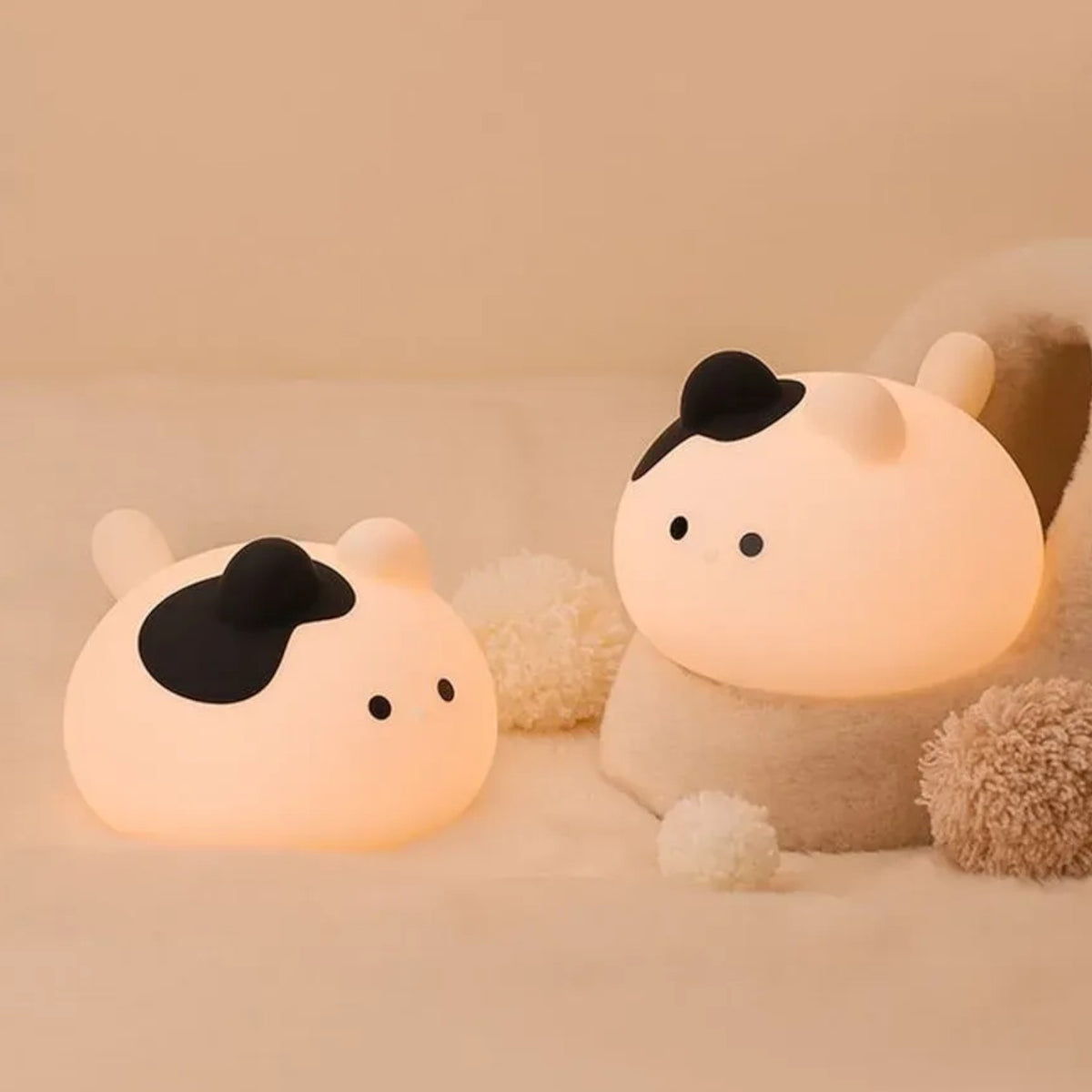 Veilleuse chat rond apaisant