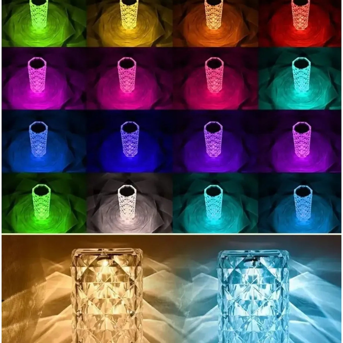 Veilleuse projection effet crystal