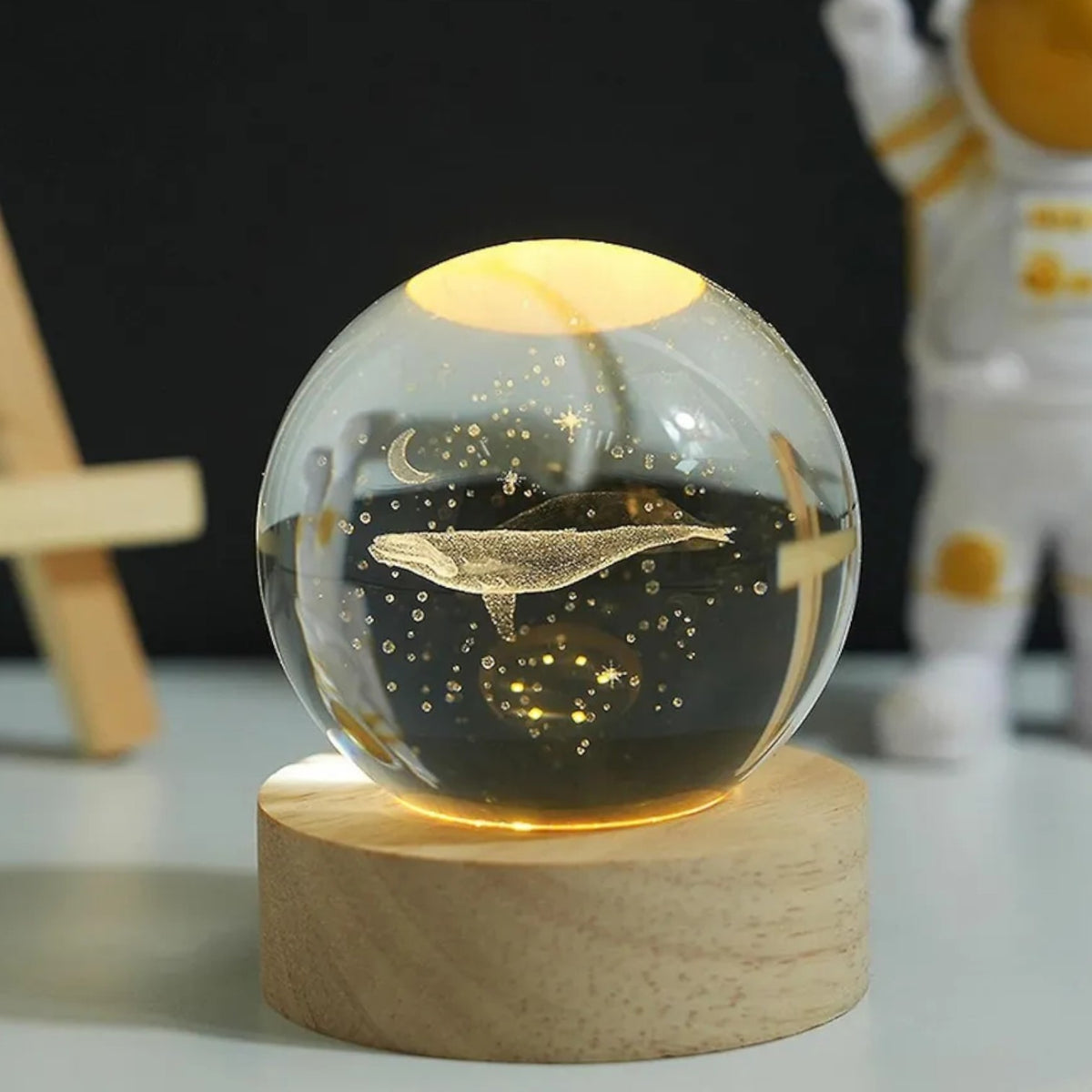 Veilleuse baleine magique 3D