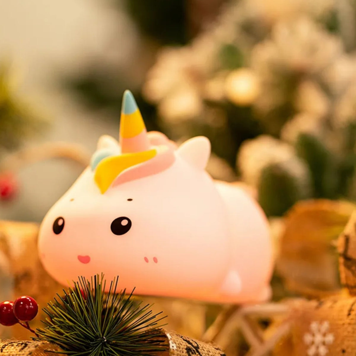 Veilleuse licorne blanche