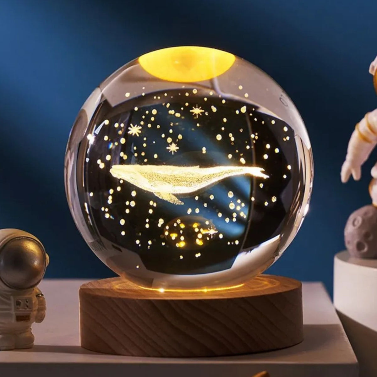 Veilleuse baleine magique 3D