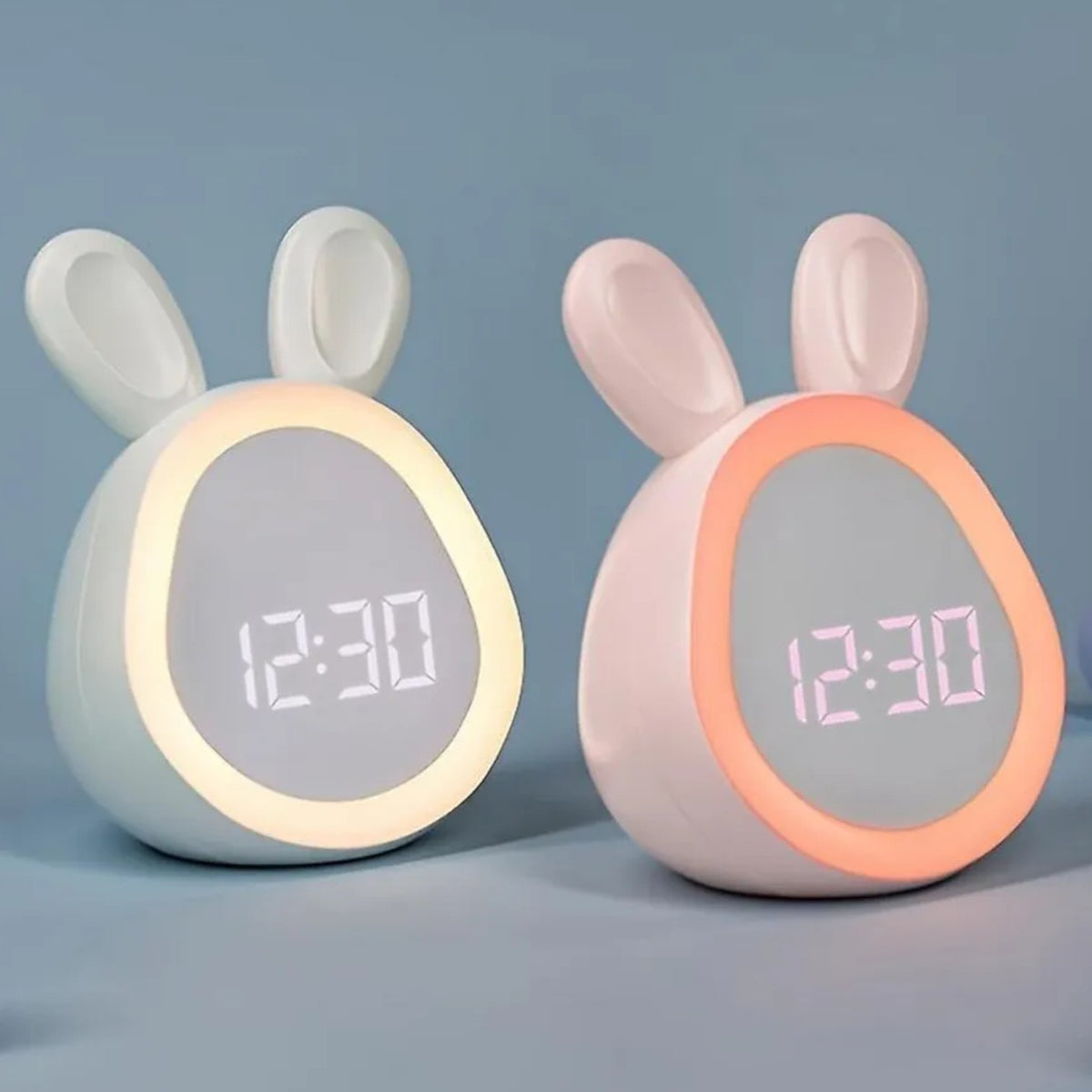 Réveil LED lapin veilleuse