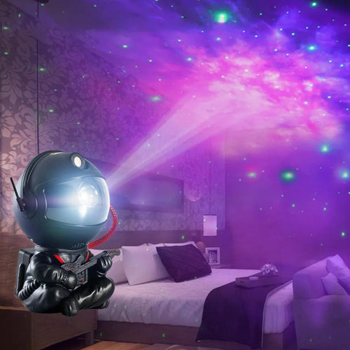 Veilleuse astronaute avec projecteur étoilé