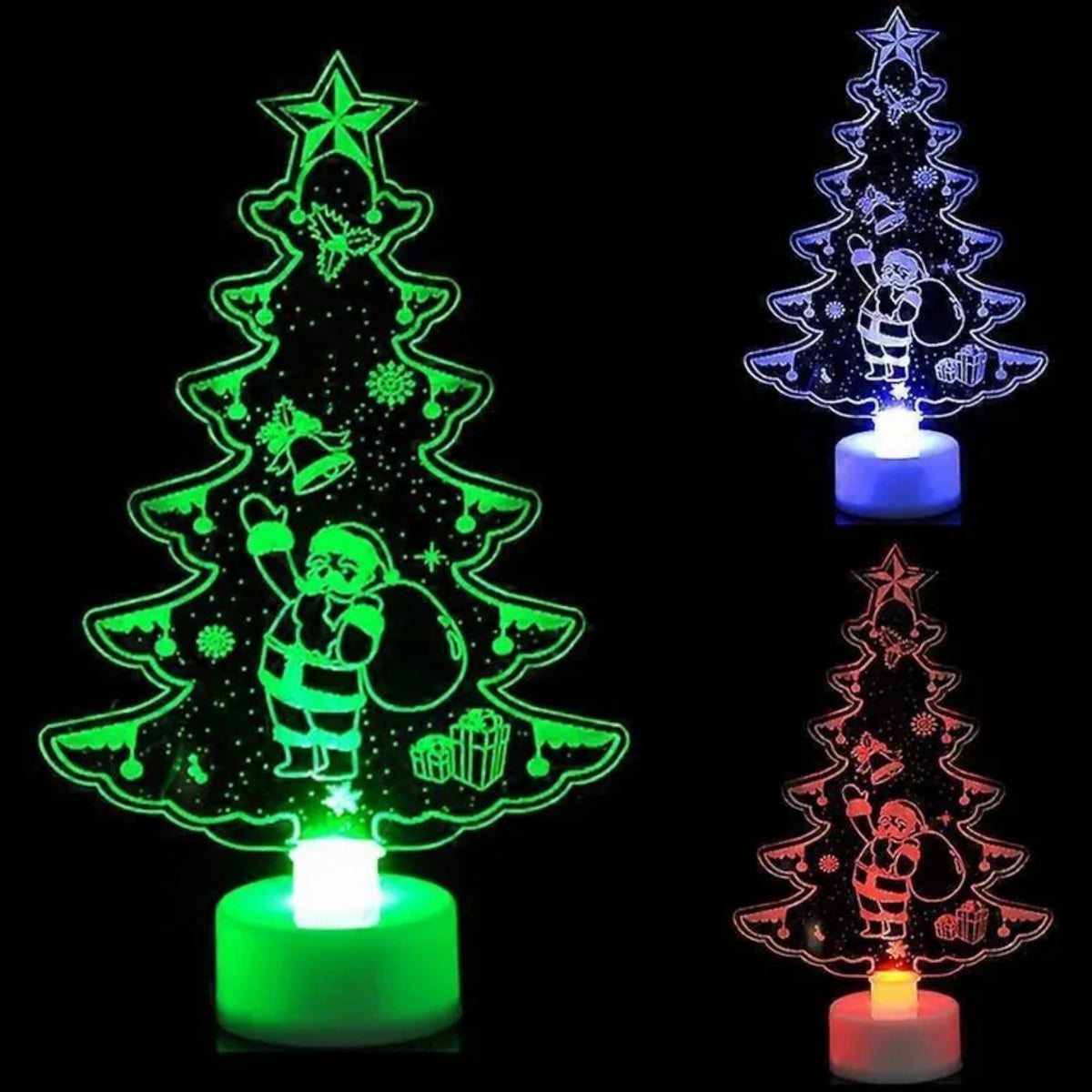 Sapin Noël LED lumineux multicolore