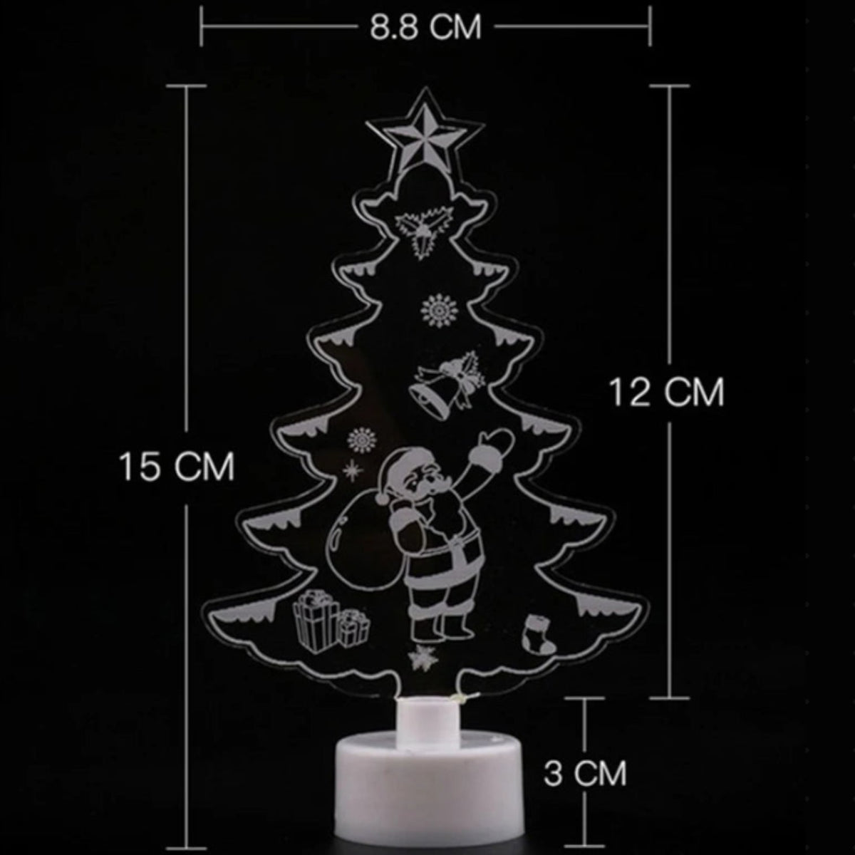Sapin Noël LED lumineux multicolore