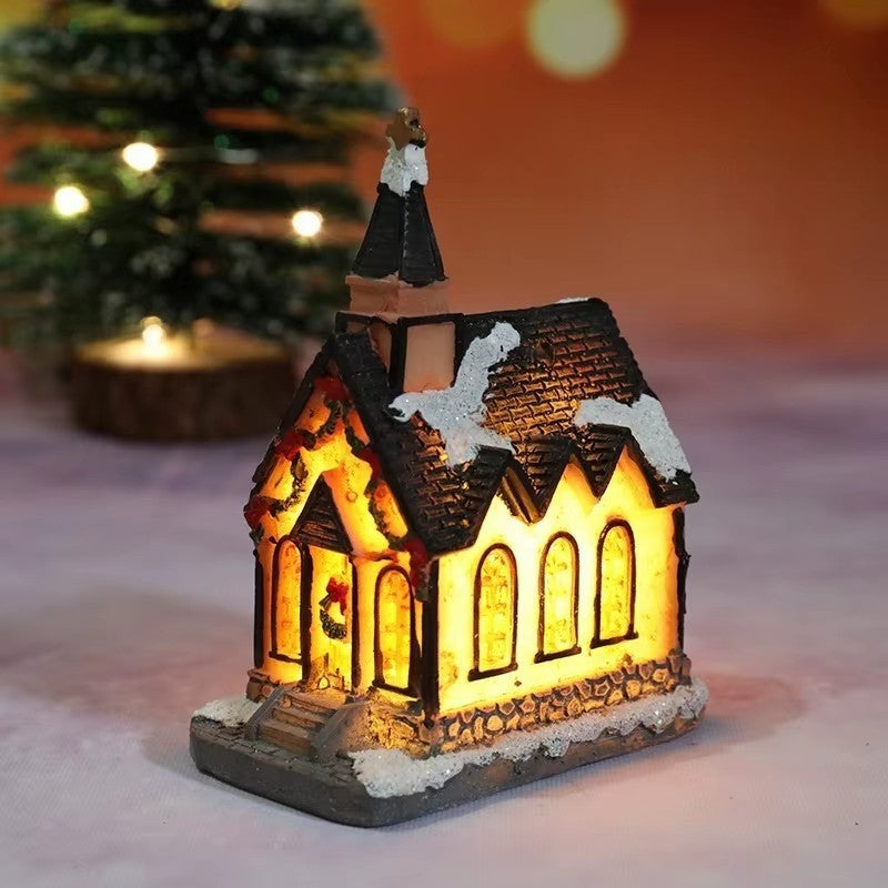 Maison Noël lumineuse