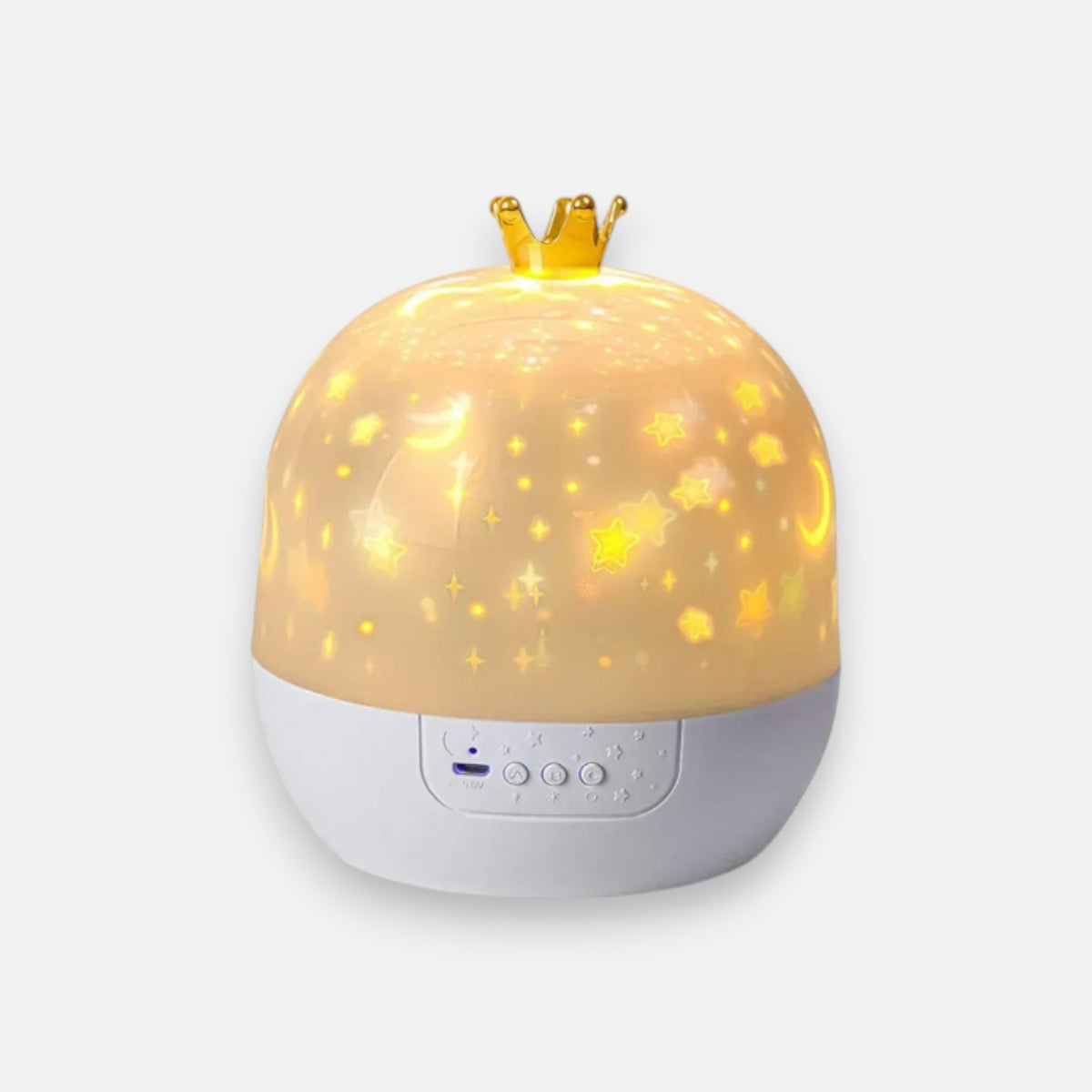 Veilleuse projection tournante