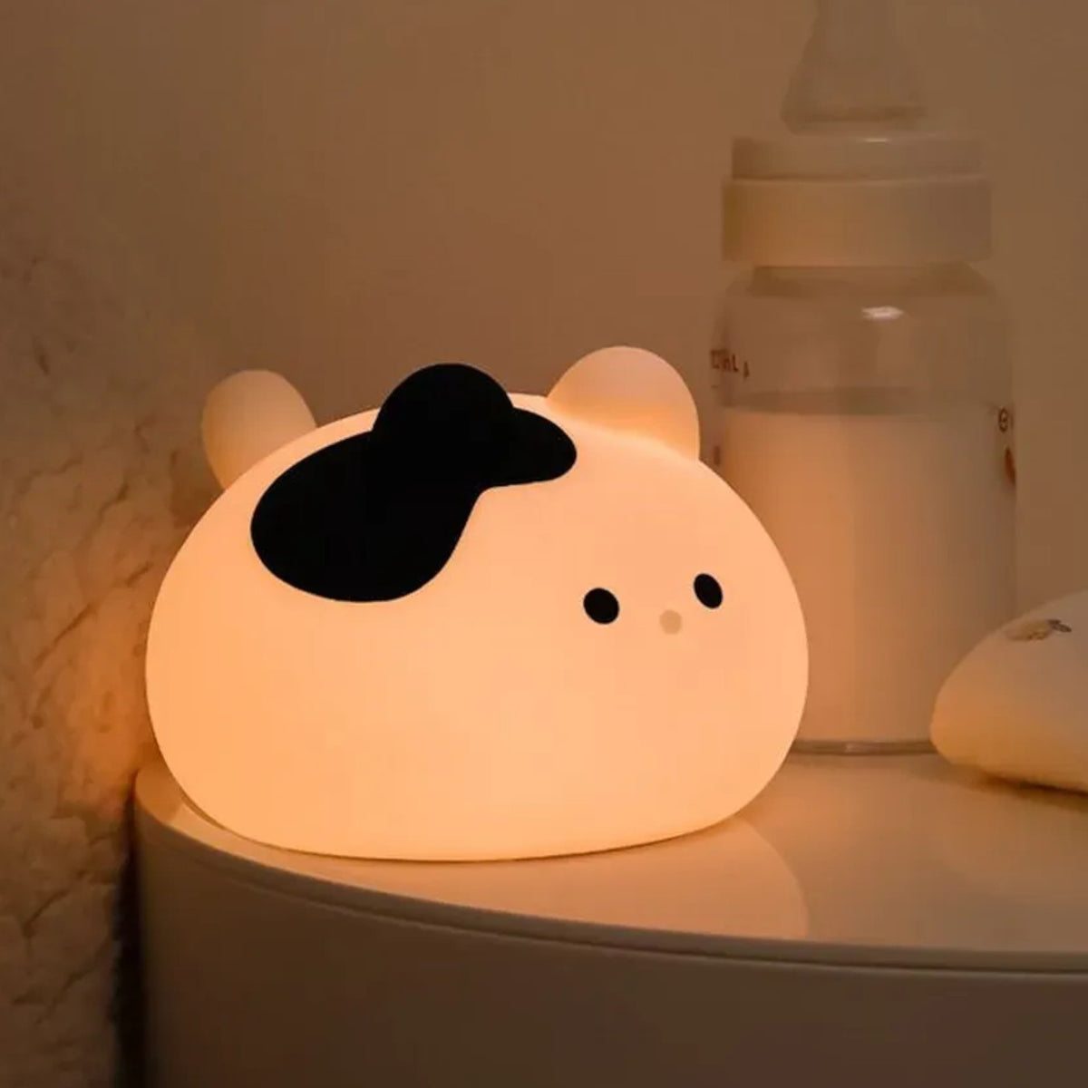 Veilleuse chat rond apaisant