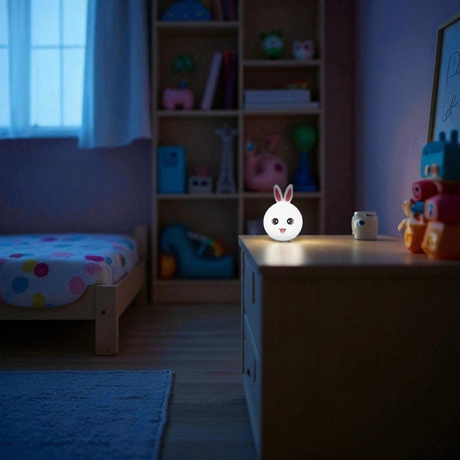Lapin lumineux veilleuse