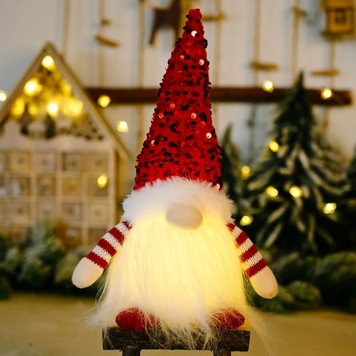 Veilleuse Noël lutin lumineux