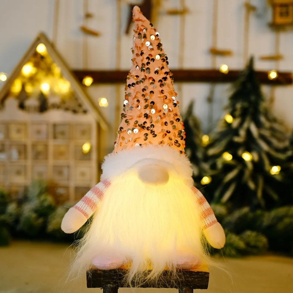 Veilleuse Noël lutin lumineux