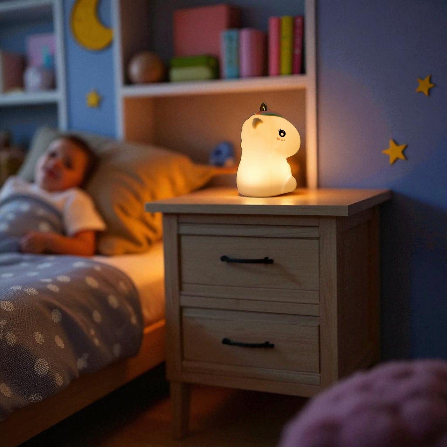 Veilleuse bébé licorne