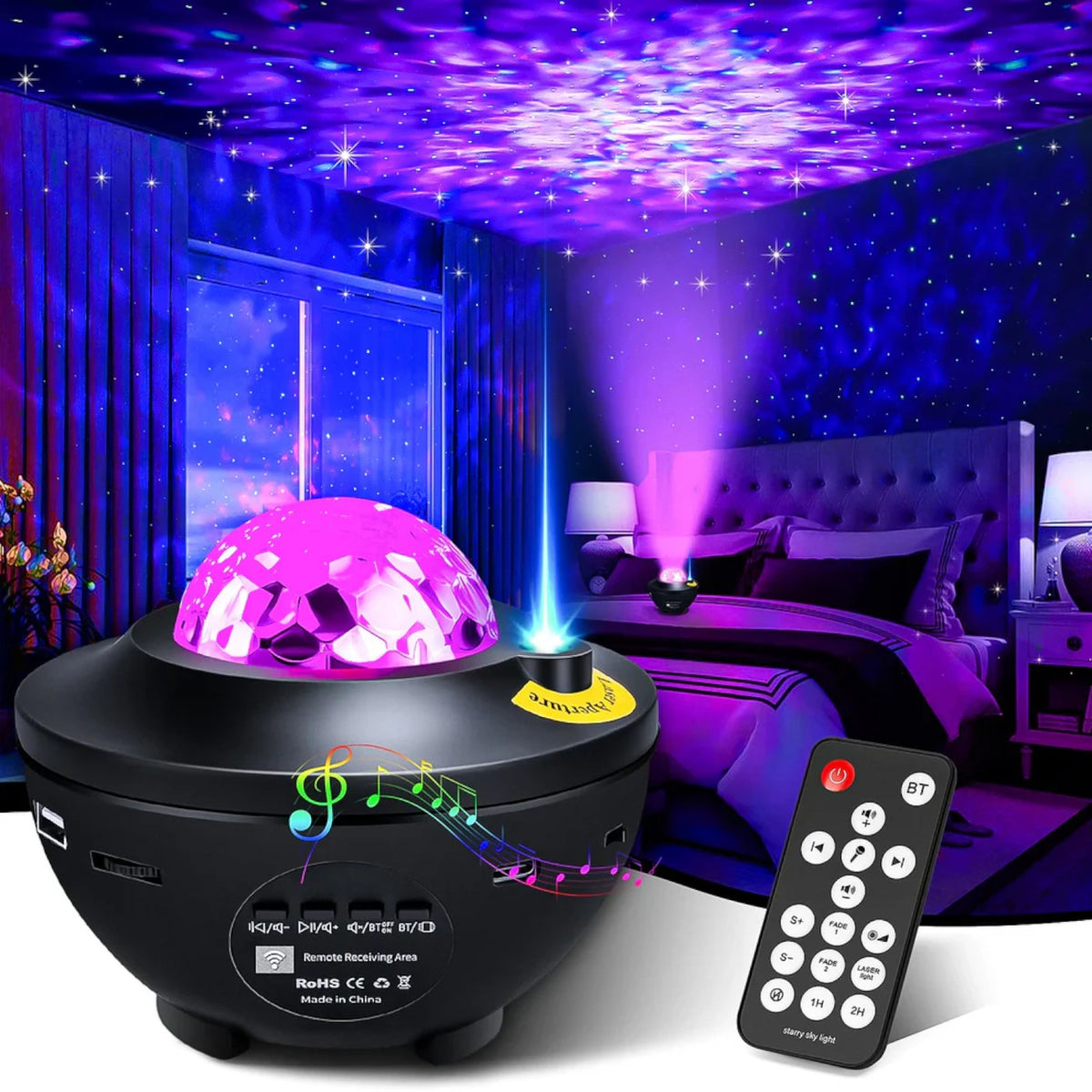 Veilleuse projection avec music